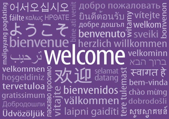 welcome in world languages